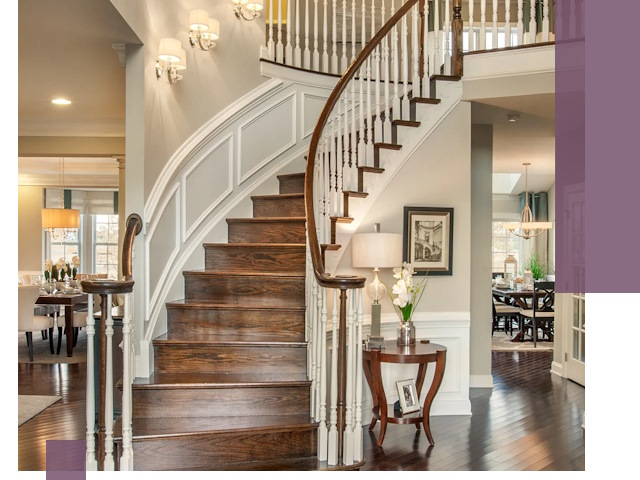 Изготовление лестниц под ключ в Мценске — металлокаркас и отделка