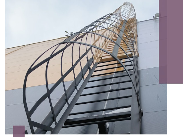 Изготовление и монтаж пожарных лестниц в Мценске профессионально