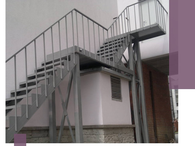 Монтаж пожарных лестниц под ключ в Мценске с гарантией качества