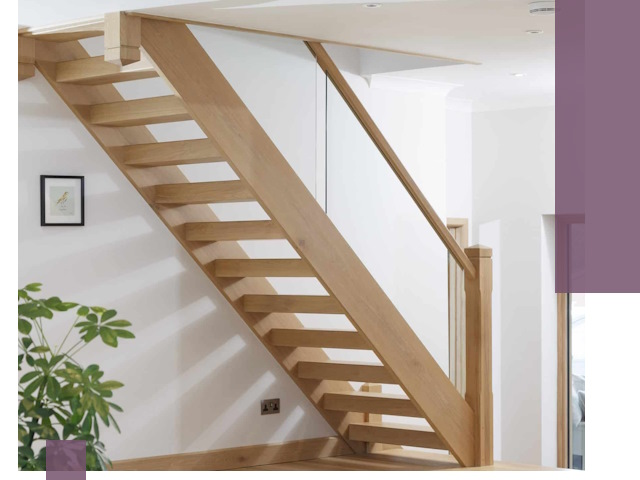 Изготовление деревянных лестниц под ключ в Мценске для дома