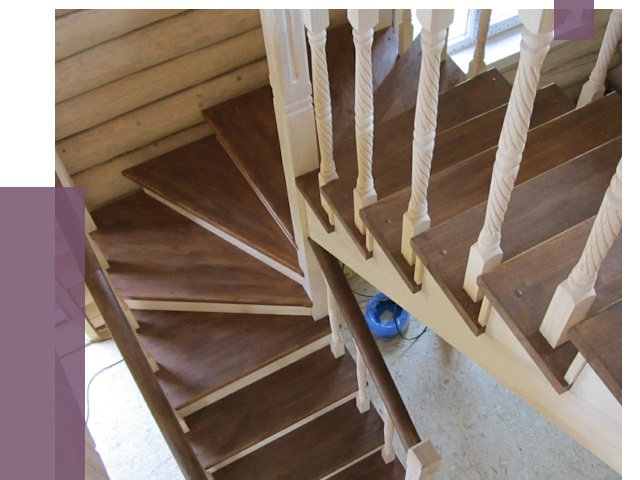 Реставрация деревянных лестниц в Мценске от 4253 руб.