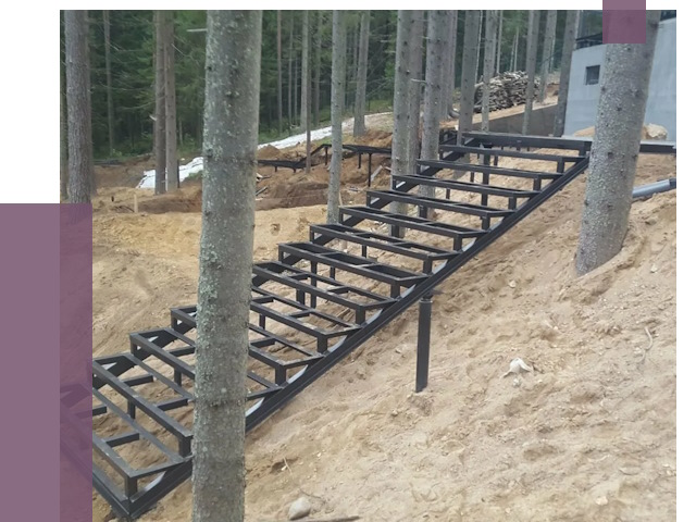 Монтаж металлических лестниц в Мценске от 13418 руб. 