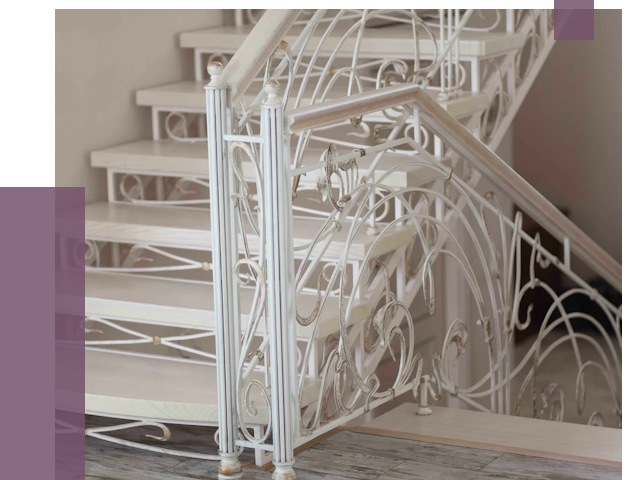 Изготовление кованых лестниц на заказ в Мценске от 86080 руб. | ПРОЛЁТ-Мцн