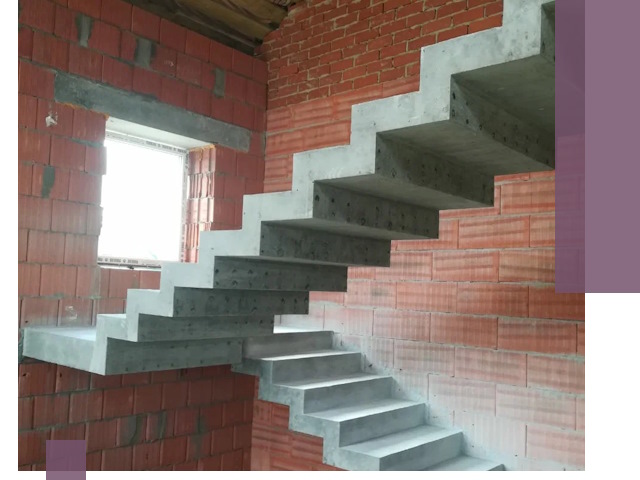 Бетонные лестницы под ключ в Мценске: монтаж, демонтаж, ремонт