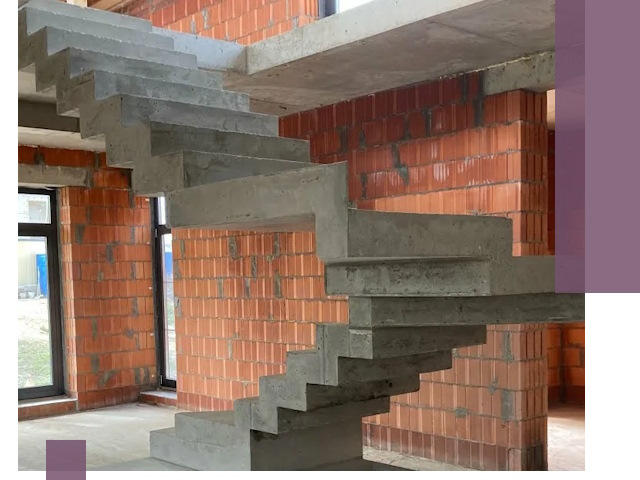 Изготовление бетонных лестниц под ключ в Мценске