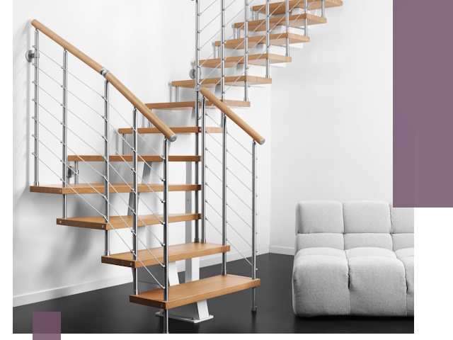 Модульные лестницы под ключ в Мценске — монтаж и изготовление