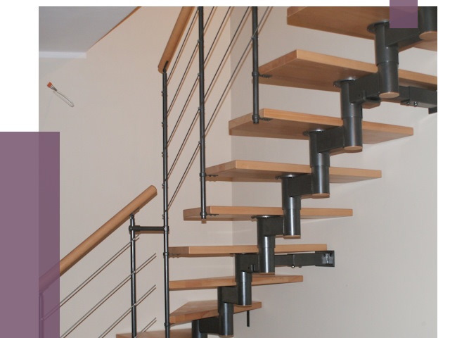 Изготовление модульных лестниц в Мценске от 11393 руб. 