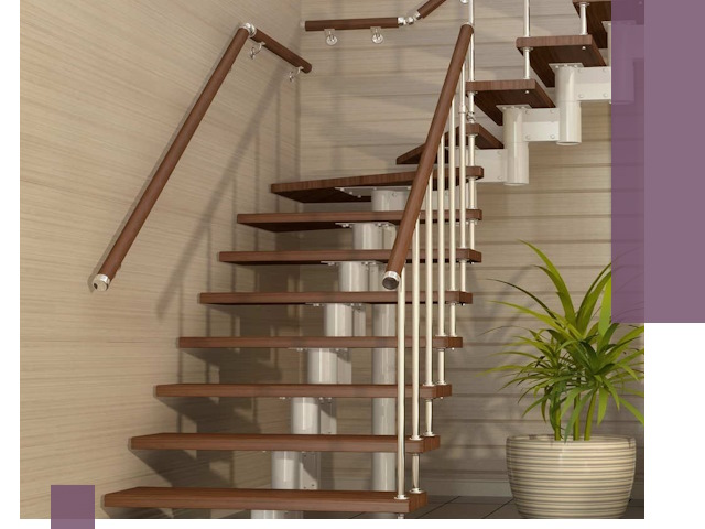 Изготовление модульных лестниц под ключ в Мценске