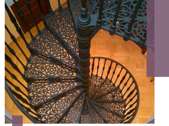 Винтовые лестницы под ключ в Мценске: производство и монтаж