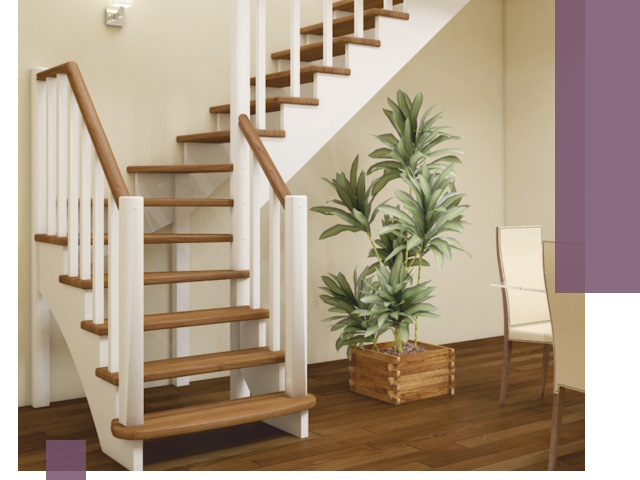 Г-образные лестницы под ключ в Мценске — изготовление и монтаж