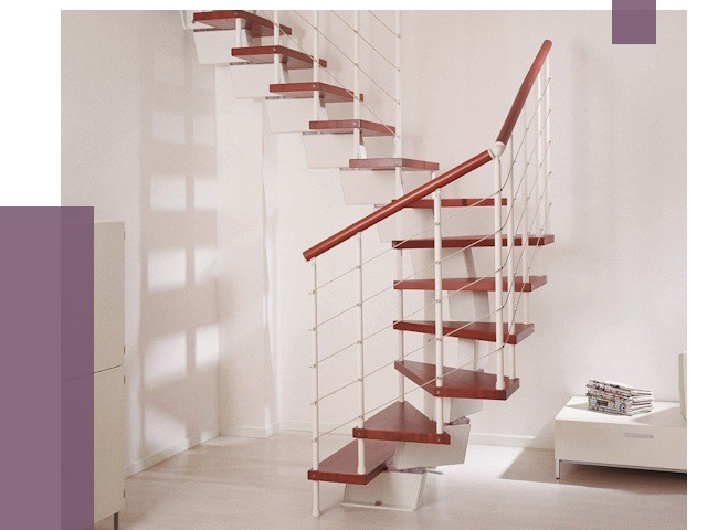 Изготовление лестниц на больцах в Мценске от 9621 руб. | ПРОЛЁТ-Мцн