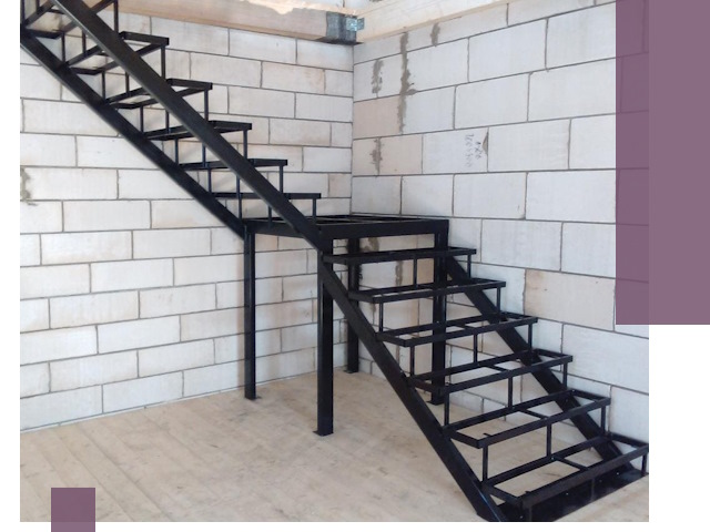 Лестницы на металлокаркасе под ключ в Мценске — изготовление и монтаж