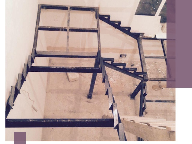 Монтаж лестниц на металлокаркасе в Мценске быстро и качественно