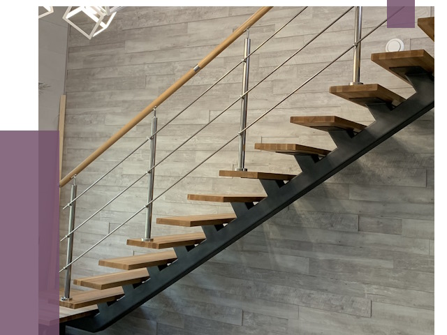 Изготовление лестниц на монокосоуре в Мценске от 75446 руб. 