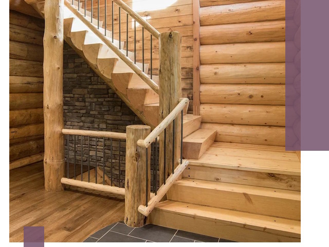 Лестницы в баню под заказ и профессиональный монтаж в Мценске