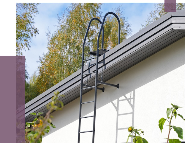 Лестницы на крышу в Мценске от 18937 руб. — монтаж и монтаж ПРОЛЁТ-Мцн