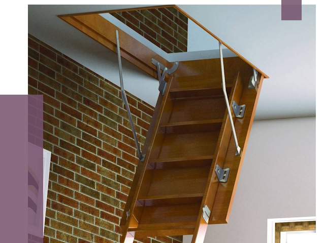 Установка чердачной лестницы в Мценске от 7747 руб. | ПРОЛЁТ-Мцн