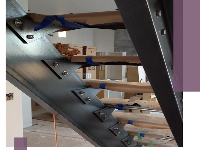 Усиление лестничных конструкций и усиление опор в Мценске