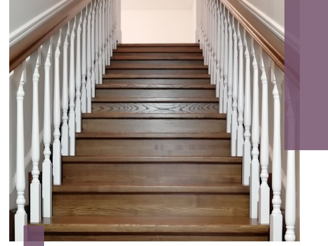 Лестницы из ясеня на заказ в Мценске — изготовление и монтаж