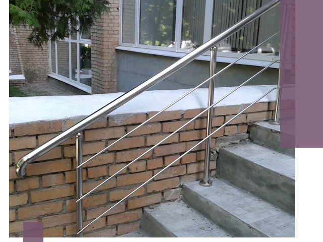 Перила из нержавеющей стали высокого качества в Мценске