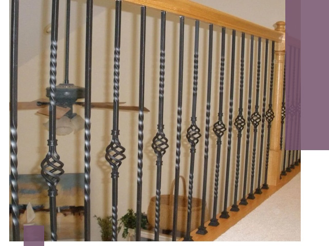 Изготовление и монтаж кованных перил в Мценске под ключ