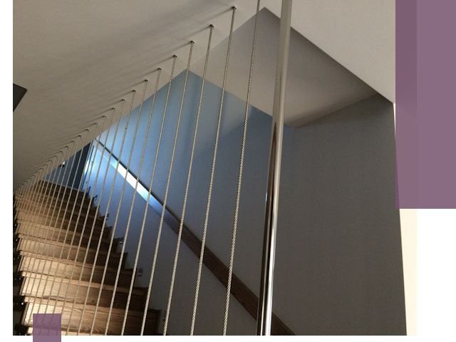 Тросовые перила под ключ в Мценске — производство и монтаж