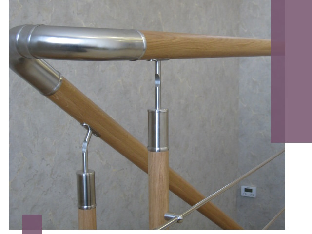 Комбинированные перила на заказ в Мценске — монтаж и производство