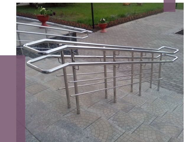 Перила для инвалидов в Мценске от 7514 руб. под ключ | ПРОЛЁТ-Мцн