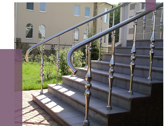 Перила для крыльца в Мценске от 10633 руб. — монтаж ПРОЛЁТ-Мцн