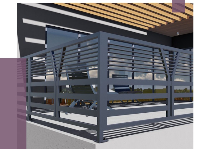 Изготовление балконных ограждений в Мценске от 10633 руб. | ПРОЛЁТ-Мцн