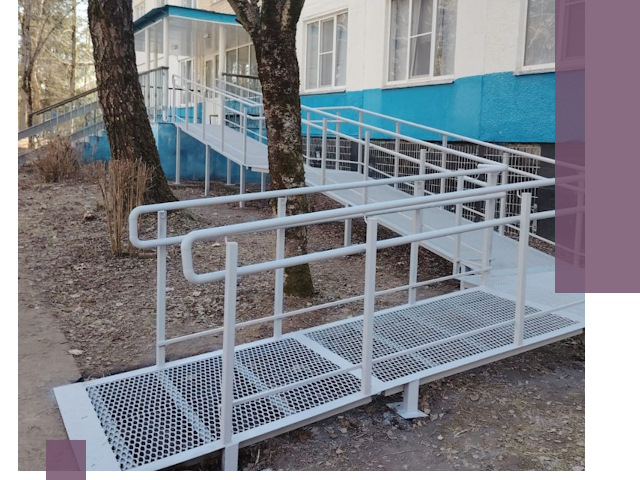 Пандусы под ключ в Мценске: изготовление, монтаж и демонтаж
