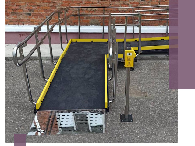 Изготовление наклонных пандусов для инвалидов в Мценске