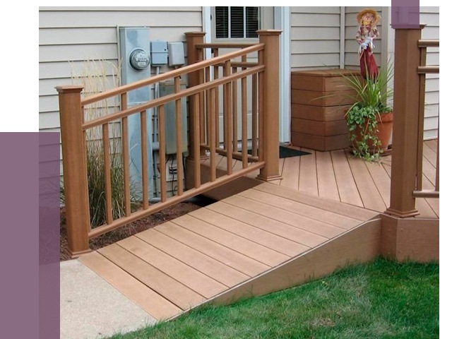 Пандус на крыльцо в Мценске под ключ от 7697 руб. 