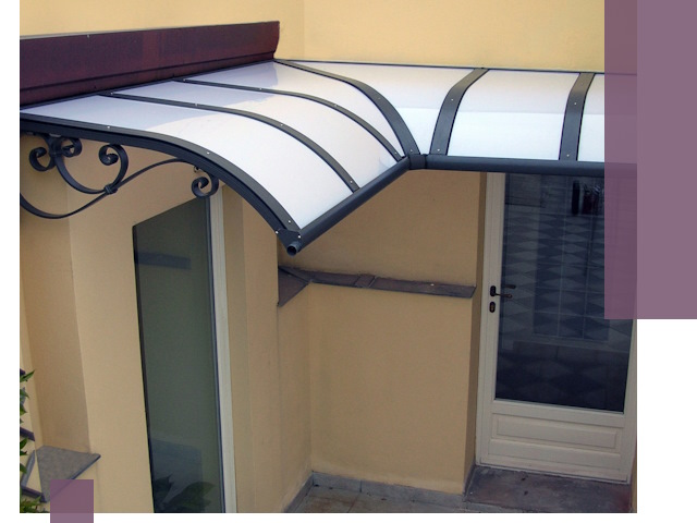 Монтаж козырьков любой сложности в Мценске под ключ