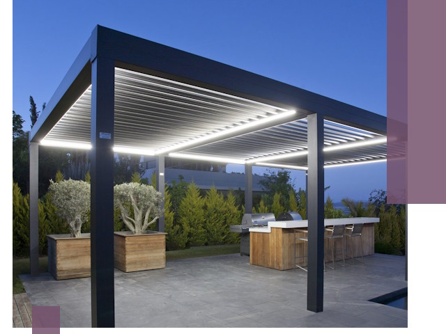 Навесы отдельно стоящие под ключ в Мценске из металла и поликарбоната