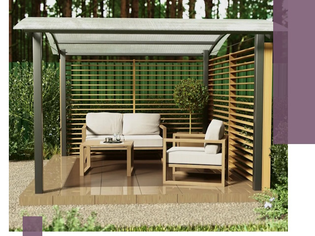 Навесы для дачи в Мценске: изготовление, монтаж и демонтаж