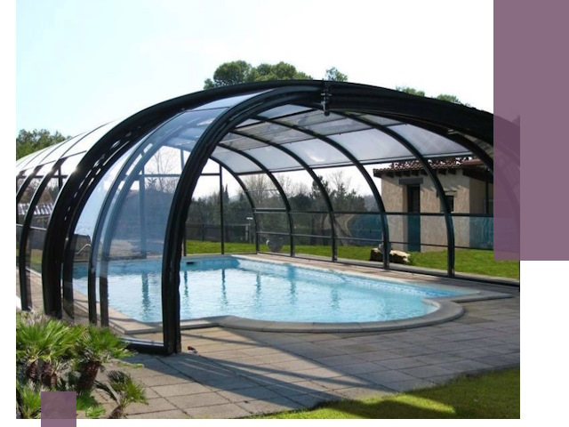Навесы для бассейна в Мценске: изготовление и монтаж под ключ
