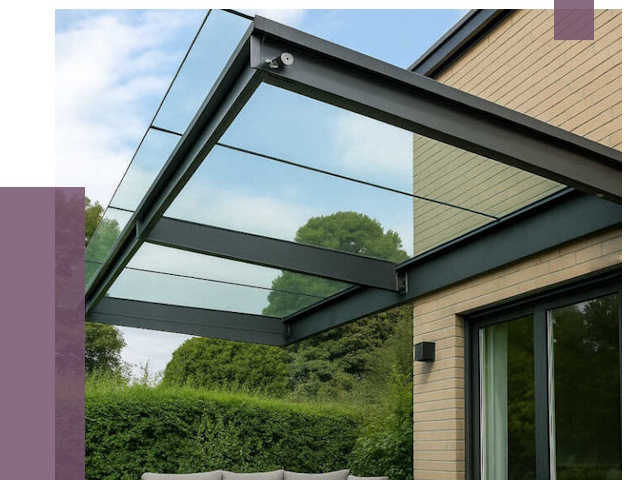 Стеклянные навесы и козырьки в Мценске от 12152 руб.