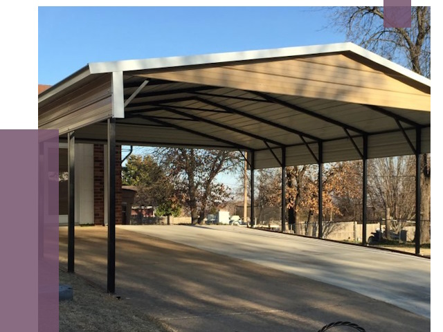 Двускатные навесы в Мценске от 7950 руб.  | ПРОЛЁТ-Мцн