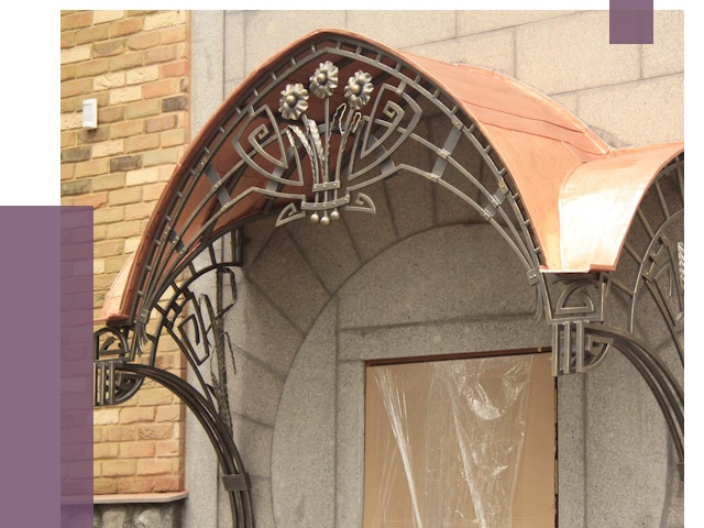 Арочные козырьки в Мценске от 14431 руб. 