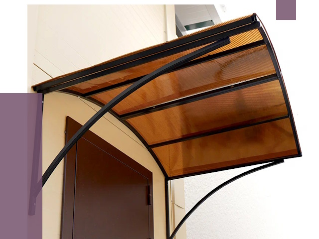 Недорогие козырьки в Мценске от 7514 руб.  | ПРОЛЁТ-Мцн