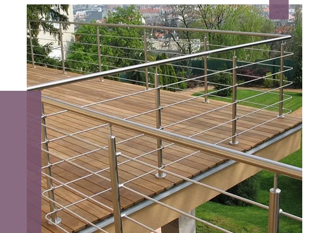 Алюминиевые парапеты в Мценске под ключ от 7697 руб. 