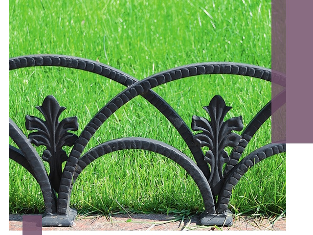 Декоративные металлические бордюры под ключ в Мценске