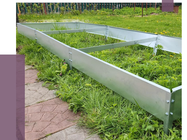 Металлические бордюры для грядок в Мценске от 1772 руб.