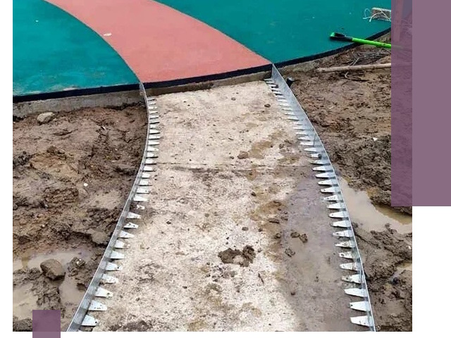 Металлические бордюры для дорожек в Мценске — монтаж и изготовление