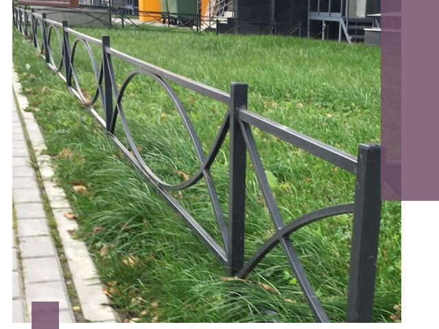Газонные ограждения из металла в Мценске — монтаж и продажа