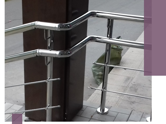 Монтаж поручней из нержавеющей стали в Мценске качественно и быстро